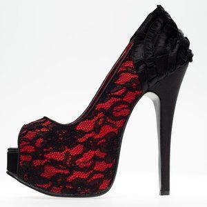 NEW Bordello TEEZE-19 Platform Peep Toe Heel